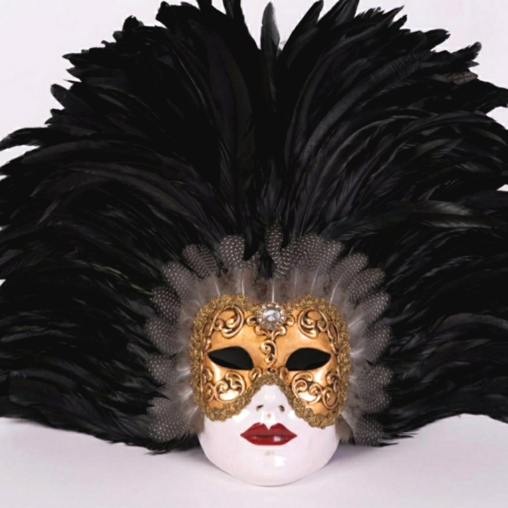 EYES WIDE SHUT Original Porcelain Venetian Mask